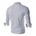 Mens Slim Fit Casual Wave Point Long Sleeve T Shirts Mens Slim Fit Casual Wave Point Long Sleeve T Shirts