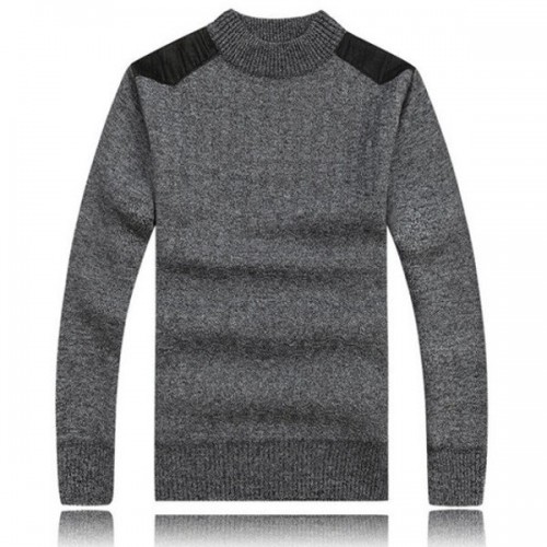 Mens Thick Sweaters Casual Knitting Splicing Shoulder Pullovers Mens Thick Sweaters Casual Knitting Splicing Shoulder Pullovers