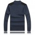 Mens Thick Sweaters Casual Knitting Splicing Shoulder Pullovers Mens Thick Sweaters Casual Knitting Splicing Shoulder Pullovers