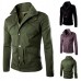 Men's Military Style Stand Collar Winter Jacket Slim Fit Fashion Coat Men's Military Style Stand Collar Winter Jacket Slim Fit Fashion Coat