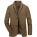Men's Business Casual Cotton Buttons Jacket Coats Spring Autumn Comfort Outwear Suit Men's Business Casual Cotton Buttons Jacket Coats Spring Autumn Comfort Outwear Suit