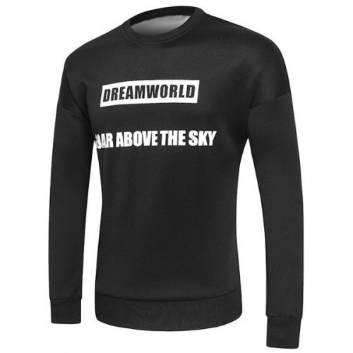 Mens Angel Wings Printing Pullover Fashion Casual Long Sleeve Sweatshirt Mens Angel Wings Printing Pullover Fashion Casual Long Sleeve Sweatshirt