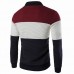 Mens Baseball Collar British Style Color Splicing Patchwork Jacket Mens Baseball Collar British Style Color Splicing Patchwork Jacket