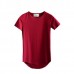 Long Mens Spring Summer Cotton Essential Basic Tshirts Short Sleeved T-shirts Long Mens Spring Summer Cotton Essential Basic Tshirts Short Sleeved T-shirts