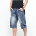Summer Mens Big Pockets Jeans Loose Street Skateboard Denims Shorts Summer Mens Big Pockets Jeans Loose Street Skateboard Denims Shorts