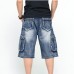Summer Mens Big Pockets Jeans Loose Street Skateboard Denims Shorts Summer Mens Big Pockets Jeans Loose Street Skateboard Denims Shorts