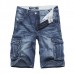 Summer Mens Big Pockets Jeans Loose Street Skateboard Denims Shorts Summer Mens Big Pockets Jeans Loose Street Skateboard Denims Shorts