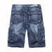 Summer Mens Big Pockets Jeans Loose Street Skateboard Denims Shorts Summer Mens Big Pockets Jeans Loose Street Skateboard Denims Shorts