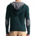 Casual Hooded Knitted Sweatshirt Pure Color Men Pullover Sweater Sport Tops Casual Hooded Knitted Sweatshirt Pure Color Men Pullover Sweater Sport Tops