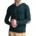 Casual Hooded Knitted Sweatshirt Pure Color Men Pullover Sweater Sport Tops Casual Hooded Knitted Sweatshirt Pure Color Men Pullover Sweater Sport Tops