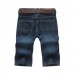 Summer Blue Jeans Straight Cut Fashion Men's Shorts Size 34-46 Summer Blue Jeans Straight Cut Fashion Men's Shorts Size 34-46