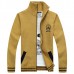 Mens Stand Collar Knitted Sweater Cardigan Spell Color Zipper Casual Jacket Coat Mens Stand Collar Knitted Sweater Cardigan Spell Color Zipper Casual Jacket Coat