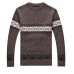 Mens Fashion Winter Spell Color Sweater O-neck Collar Casual Pullover Knitwear Mens Fashion Winter Spell Color Sweater O-neck Collar Casual Pullover Knitwear