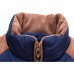 Mens Stand Collar Coat Fashion Casual Slim Fit Stitching Polyester Thick Jacket Mens Stand Collar Coat Fashion Casual Slim Fit Stitching Polyester Thick Jacket