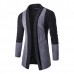 Autumm Fashion Cardigan Sweater Mens Casual Trends Knitwear Stitching Solid Color Cardigan Autumm Fashion Cardigan Sweater Mens Casual Trends Knitwear Stitching Solid Color Cardigan