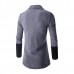 Autumm Fashion Cardigan Sweater Mens Casual Trends Knitwear Stitching Solid Color Cardigan Autumm Fashion Cardigan Sweater Mens Casual Trends Knitwear Stitching Solid Color Cardigan