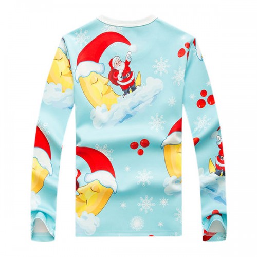 Santa Claus Printed Sweater Mens Casual Loose Cartoon Personality Pullover Sweaters Santa Claus Printed Sweater Mens Casual Loose Cartoon Personality Pullover Sweaters