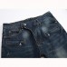Mens Moustache Folded Stitching Elastic Jeans Fashion Casual Mid-rise Straight Legs Denim Pants Mens Moustache Folded Stitching Elastic Jeans Fashion Casual Mid-rise Straight Legs Denim Pants