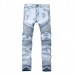 Mens Fashion Casual Motorcycle Biker Pleat Straight Legs Ripped Jeans Denim Pants Mens Fashion Casual Motorcycle Biker Pleat Straight Legs Ripped Jeans Denim Pants