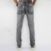 Mens Straight Legs Slim Fit Gray Elasticity Denim Pants Fashion Casual Jeans Mens Straight Legs Slim Fit Gray Elasticity Denim Pants Fashion Casual Jeans