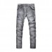 Mens Straight Legs Slim Fit Gray Elasticity Denim Pants Fashion Casual Jeans Mens Straight Legs Slim Fit Gray Elasticity Denim Pants Fashion Casual Jeans