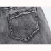 Mens Straight Legs Slim Fit Gray Elasticity Denim Pants Fashion Casual Jeans Mens Straight Legs Slim Fit Gray Elasticity Denim Pants Fashion Casual Jeans