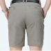 Middle Aged Mens Business Casual Golf Shorts Summer Cotton Knee Length Suit Shorts Pants Middle Aged Mens Business Casual Golf Shorts Summer Cotton Knee Length Suit Shorts Pants
