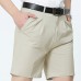 Middle Aged Mens Business Casual Golf Shorts Summer Cotton Knee Length Suit Shorts Pants Middle Aged Mens Business Casual Golf Shorts Summer Cotton Knee Length Suit Shorts Pants