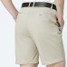 Middle Aged Mens Business Casual Golf Shorts Summer Cotton Knee Length Suit Shorts Pants Middle Aged Mens Business Casual Golf Shorts Summer Cotton Knee Length Suit Shorts Pants