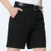 Middle Aged Mens Business Casual Golf Shorts Summer Cotton Knee Length Suit Shorts Pants Middle Aged Mens Business Casual Golf Shorts Summer Cotton Knee Length Suit Shorts Pants