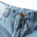 Mens Fashion Casual Holes Denim Shorts Big Size Kness Length Mid-rise Light Blue Jeans Mens Fashion Casual Holes Denim Shorts Big Size Kness Length Mid-rise Light Blue Jeans