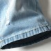 Mens Fashion Casual Holes Denim Shorts Big Size Kness Length Mid-rise Light Blue Jeans Mens Fashion Casual Holes Denim Shorts Big Size Kness Length Mid-rise Light Blue Jeans