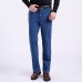 Men Summer Basic Denim Straight Leg Loose Elastic High Waist Cargo Long Jeans Men Summer Basic Denim Straight Leg Loose Elastic High Waist Cargo Long Jeans
