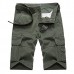 Spring Summer Men's Outdoors Soild Color Causal Shorts Cotton Multi Pockets Soft Shorts Spring Summer Men's Outdoors Soild Color Causal Shorts Cotton Multi Pockets Soft Shorts