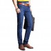 Spring Summer Casual Business Straight Leg Basic Thin Long Jeans for Men Spring Summer Casual Business Straight Leg Basic Thin Long Jeans for Men