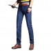 Spring Summer Casual Business Straight Leg Basic Thin Long Jeans for Men Spring Summer Casual Business Straight Leg Basic Thin Long Jeans for Men