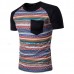 Spring Summer Casual Quick Drying Tops Tees Men's Digital Printing Short Sleeve Splicing T-shirts Spring Summer Casual Quick Drying Tops Tees Men's Digital Printing Short Sleeve Splicing T-shirts