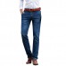 Mens Mid Waist Cotton Straight Legs Outdoor Casual Jeans Solid Color Denim Pants Mens Mid Waist Cotton Straight Legs Outdoor Casual Jeans Solid Color Denim Pants