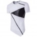 Summer Mens Hip-Hop Hit Color Zipper T-shirt O-neck Short Sleeve Casual Cotton Tops Tees Summer Mens Hip-Hop Hit Color Zipper T-shirt O-neck Short Sleeve Casual Cotton Tops Tees