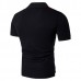 Fashion Men's Geometric Stitching Color T-shirt Casual Lapel Short Sleeved Tops Tees Fashion Men's Geometric Stitching Color T-shirt Casual Lapel Short Sleeved Tops Tees