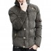 Corduroy Hooded Thick Warm Solid Color Padded Jacket Outwear Parka for Men Corduroy Hooded Thick Warm Solid Color Padded Jacket Outwear Parka for Men