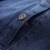 Mens Plus Size S-3XL Embroidery Armband Epaulet Decoration Pilot Flight Jacket Denim Coat Mens Plus Size S-3XL Embroidery Armband Epaulet Decoration Pilot Flight Jacket Denim Coat