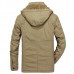 Mens Fleece Thick Warm Big Size Hooded Detachable Outdoor Jacket Winter Coat Mens Fleece Thick Warm Big Size Hooded Detachable Outdoor Jacket Winter Coat