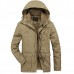 Mens Fleece Thick Warm Big Size Hooded Detachable Outdoor Jacket Winter Coat Mens Fleece Thick Warm Big Size Hooded Detachable Outdoor Jacket Winter Coat