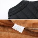 Mens Winter Black Fleece Thick Warm Solid Color Stand Collar Jacket Mens Winter Black Fleece Thick Warm Solid Color Stand Collar Jacket