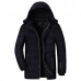 Winter Thick Warm Multi Pockets Zipper Up Padded Jacket Outerwear Parkas for Men Winter Thick Warm Multi Pockets Zipper Up Padded Jacket Outerwear Parkas for Men