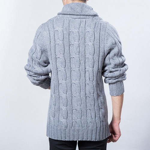 Fall Winter Mens Casual Sweater Coat Knitted Cardigan Large Lapel Long sleeves Tide Sweater Fall Winter Mens Casual Sweater Coat Knitted Cardigan Large Lapel Long sleeves Tide Sweater