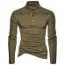 Autumn Winter Mens New Fashion Splicing Slim Casual Lapel Long-sleeved Golf Shirt Autumn Winter Mens New Fashion Splicing Slim Casual Lapel Long-sleeved Golf Shirt