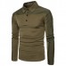 Autumn Winter Mens New Fashion Splicing Slim Casual Lapel Long-sleeved Golf Shirt Autumn Winter Mens New Fashion Splicing Slim Casual Lapel Long-sleeved Golf Shirt