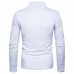 Autumn Winter Mens New Fashion Splicing Slim Casual Lapel Long-sleeved Golf Shirt Autumn Winter Mens New Fashion Splicing Slim Casual Lapel Long-sleeved Golf Shirt